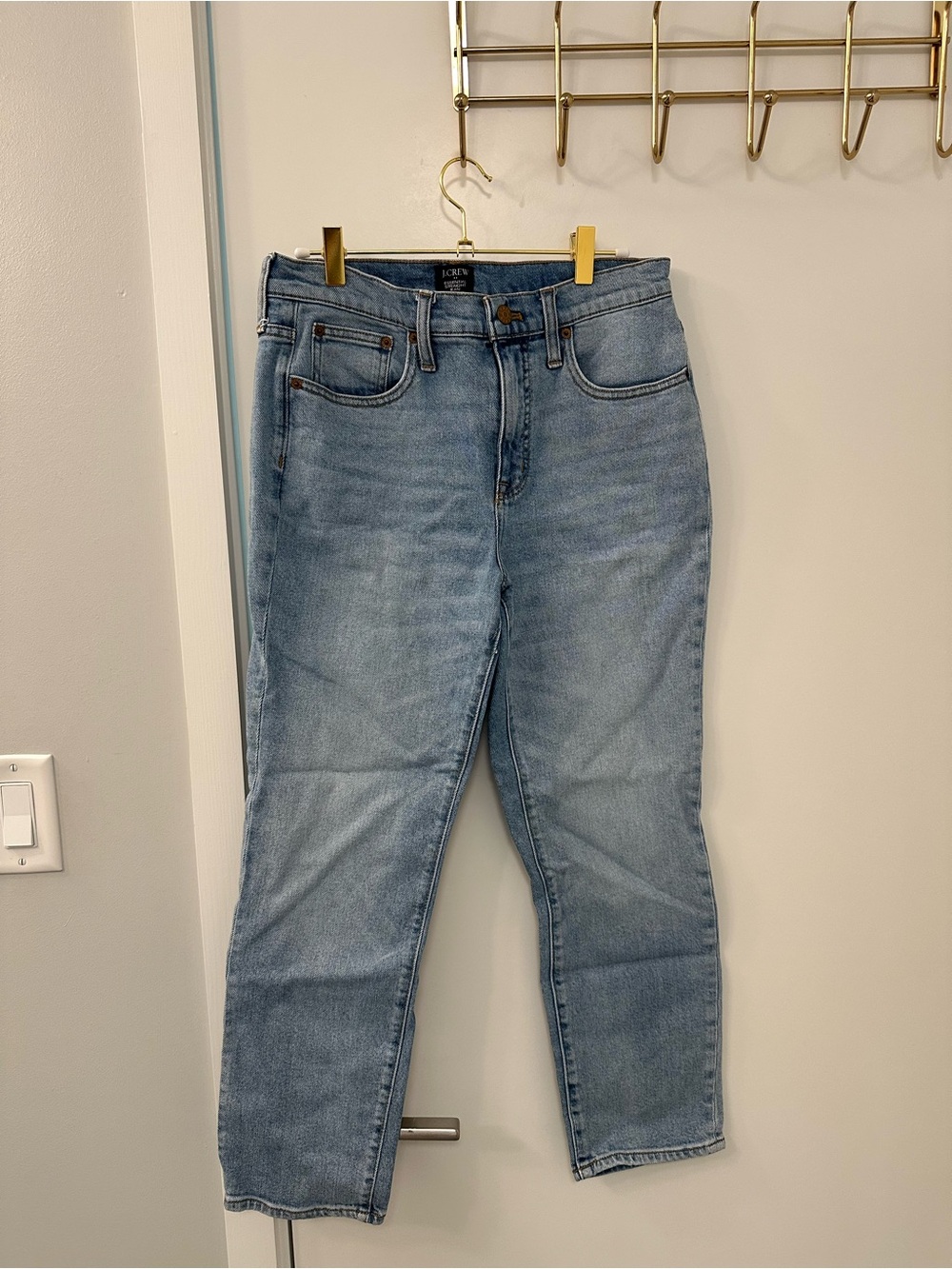 J Crew High-Rise Essential Straight Women’s Jeans